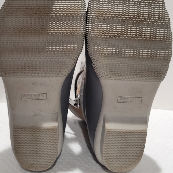 Sperry Top sider  womens 10 M wool rain duck grey ankle zip boots - Picture 6 of 12